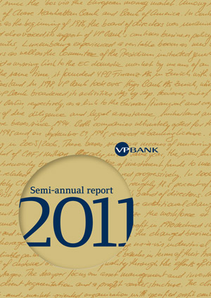 Semi-annual report 2011 - VP Bank Group